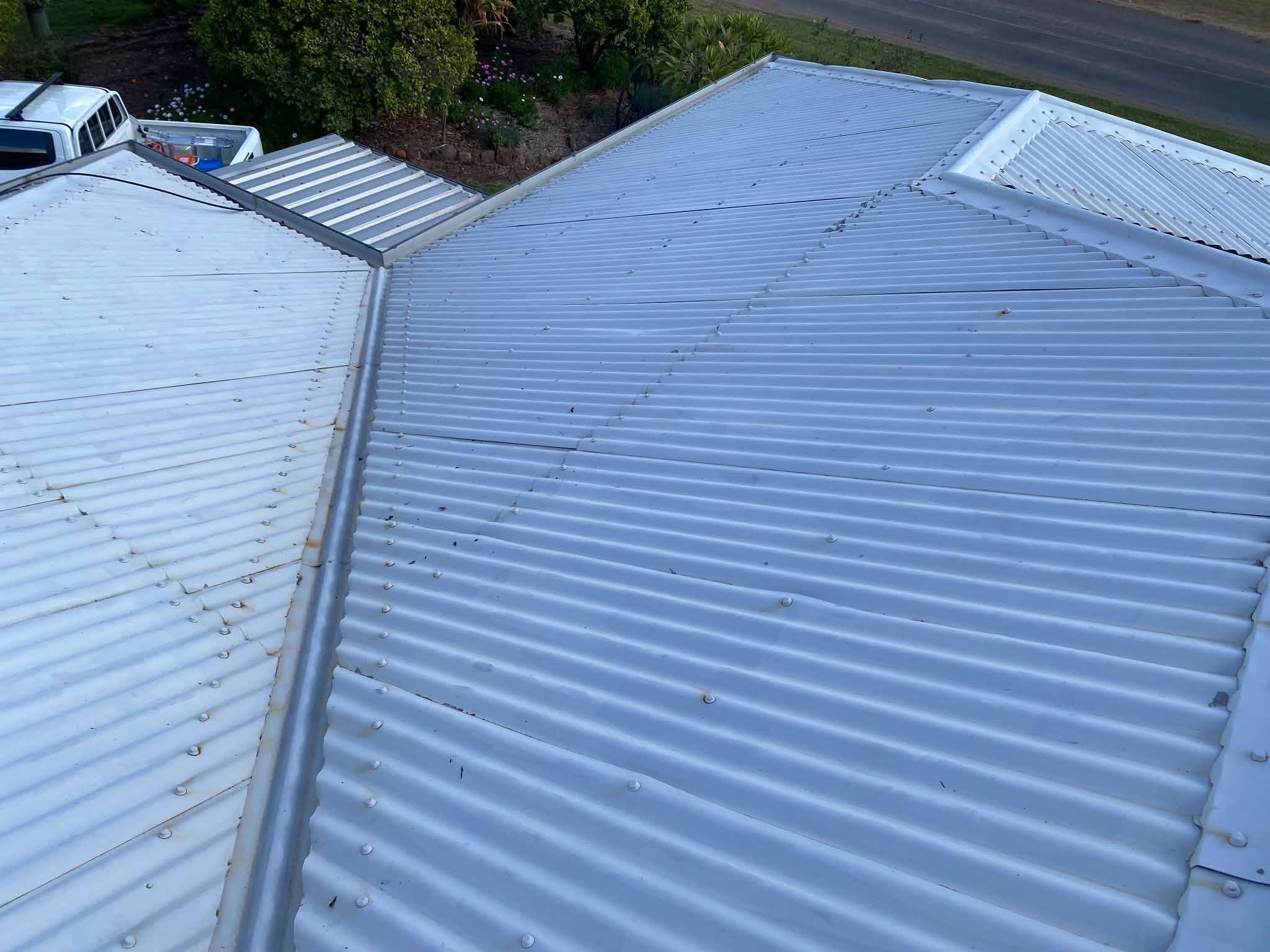 Roof after cleaning