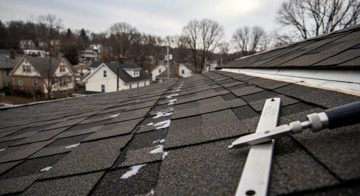 Professional roof inspection
