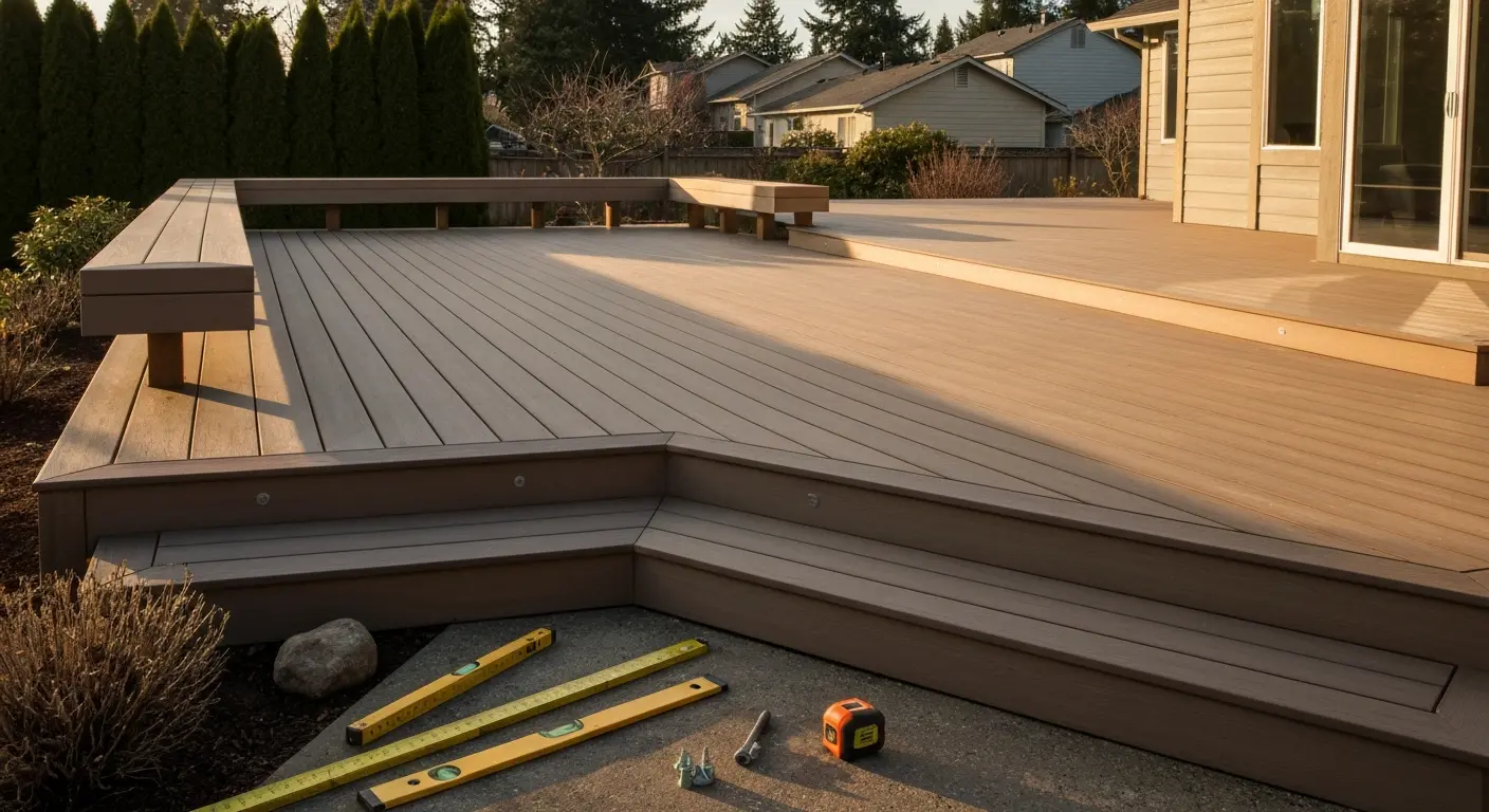 Multi-level deck construction