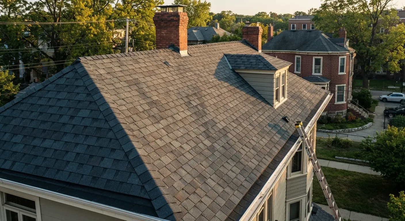 Roof replacement installation