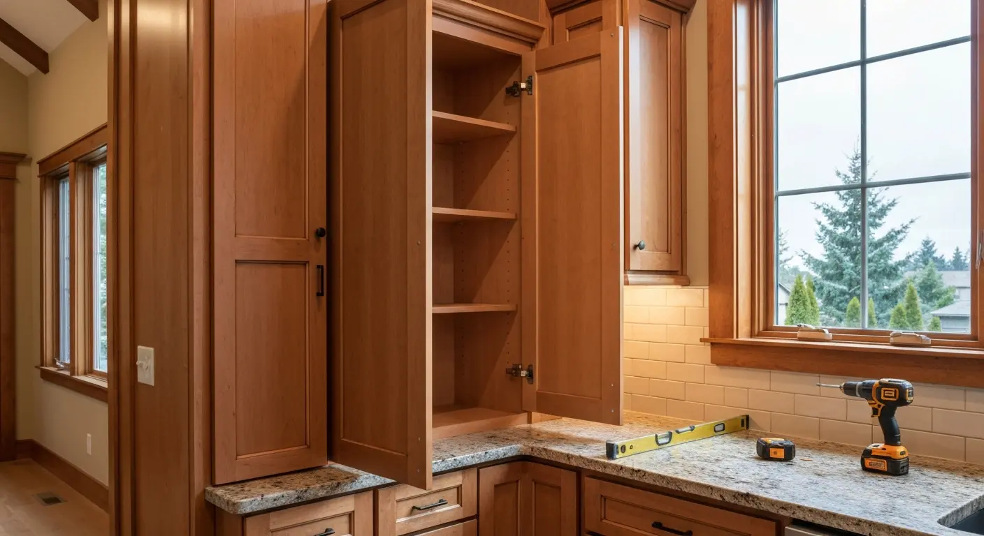 Kitchen cabinet installation