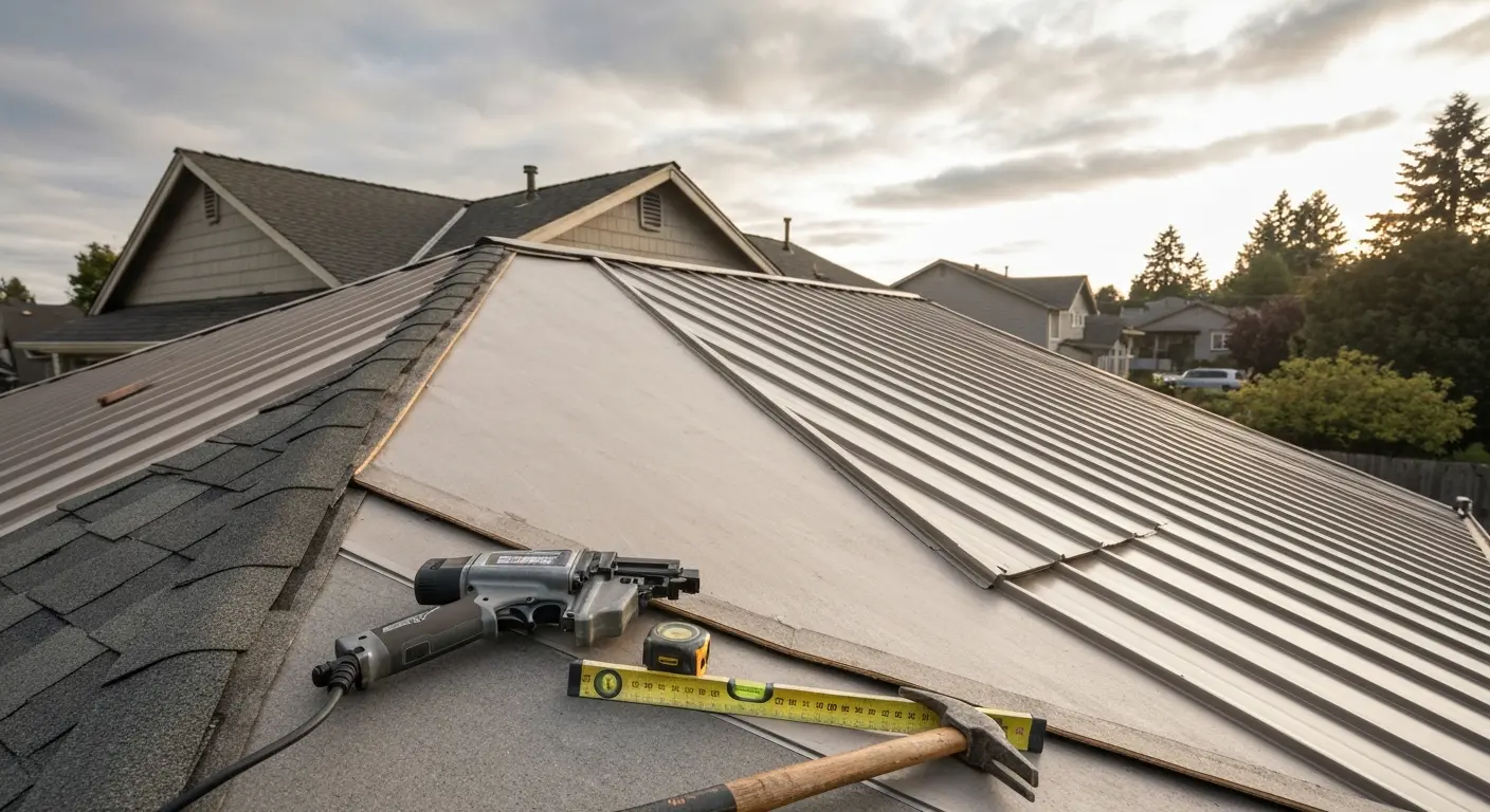Residential roof replacement