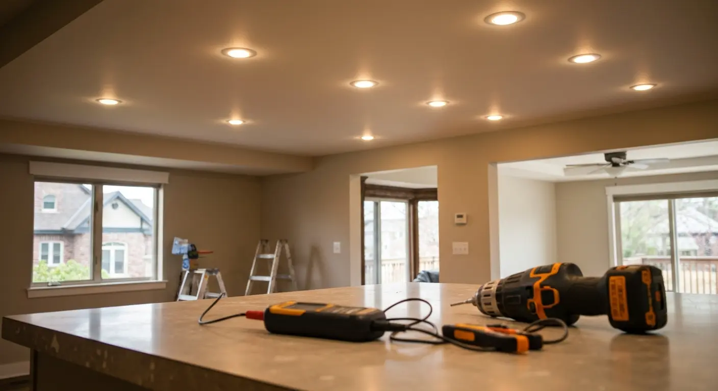 Recessed lighting installation