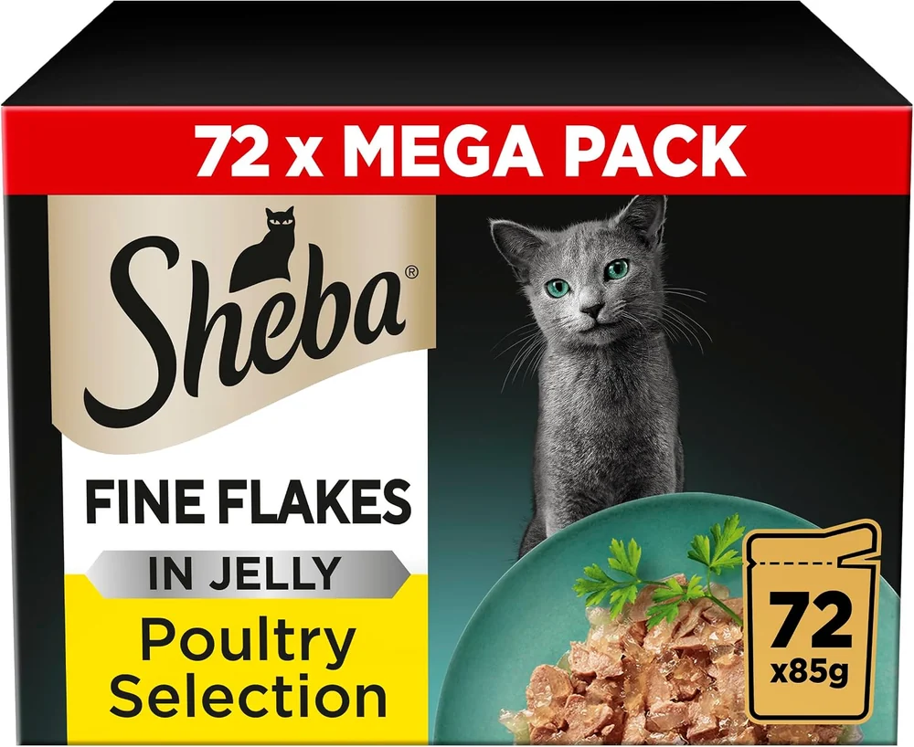 Sheba Fine Flakes Cat Food