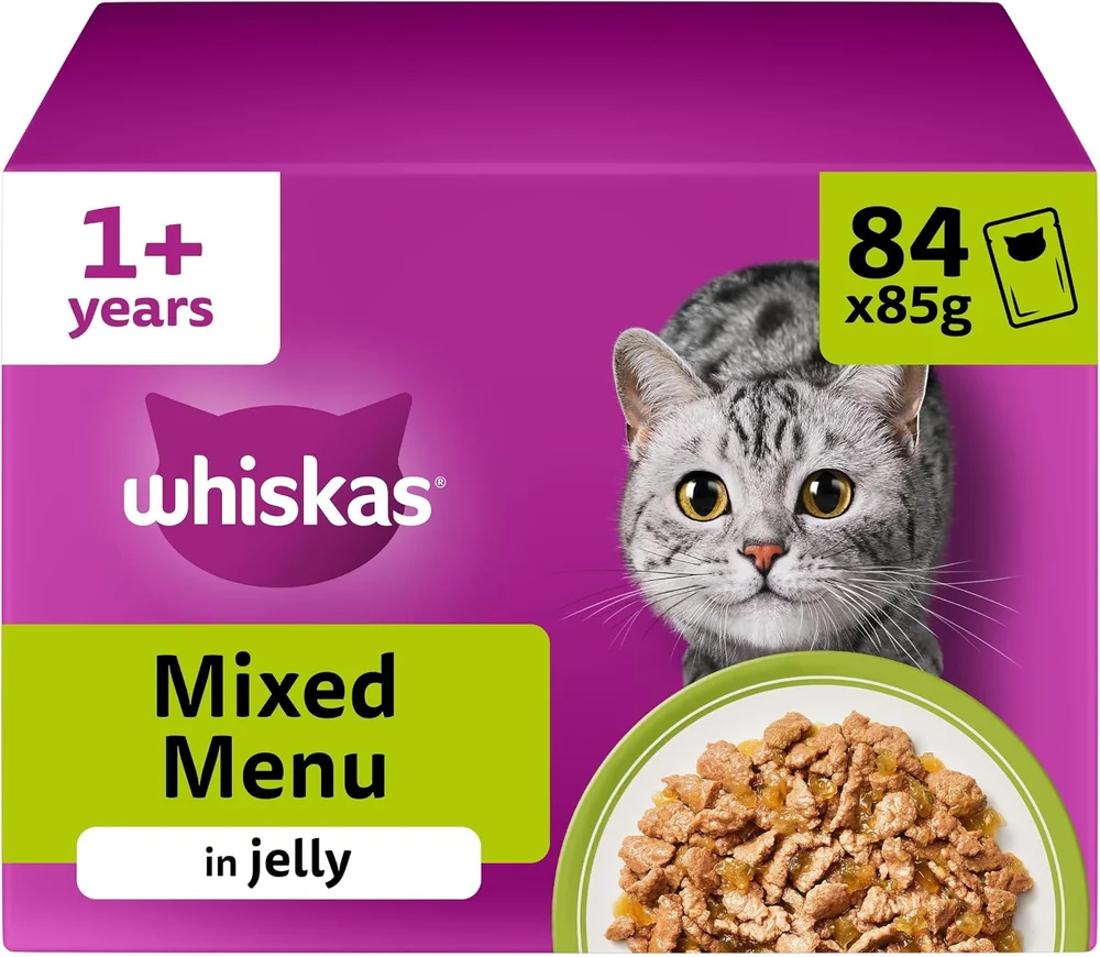 Whiskas 1+ Adult Cat Food Pouches