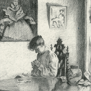 Final application still life masterpiece drawing applying all course skills