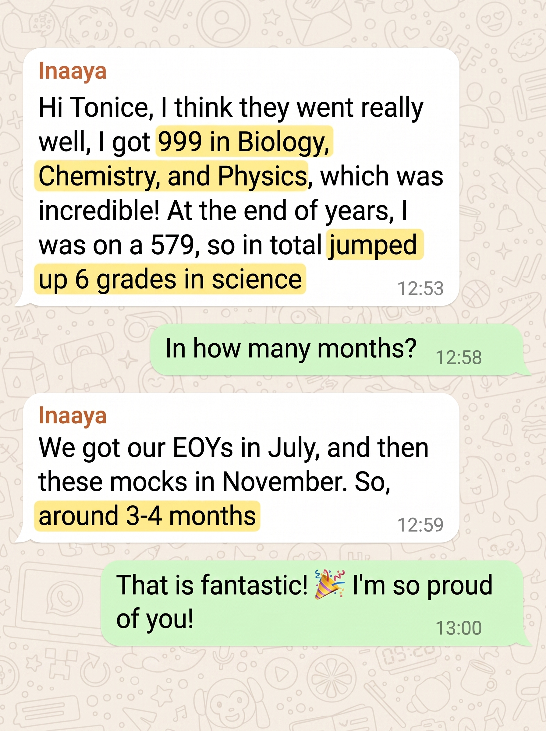 Brightmore parent testimonial
