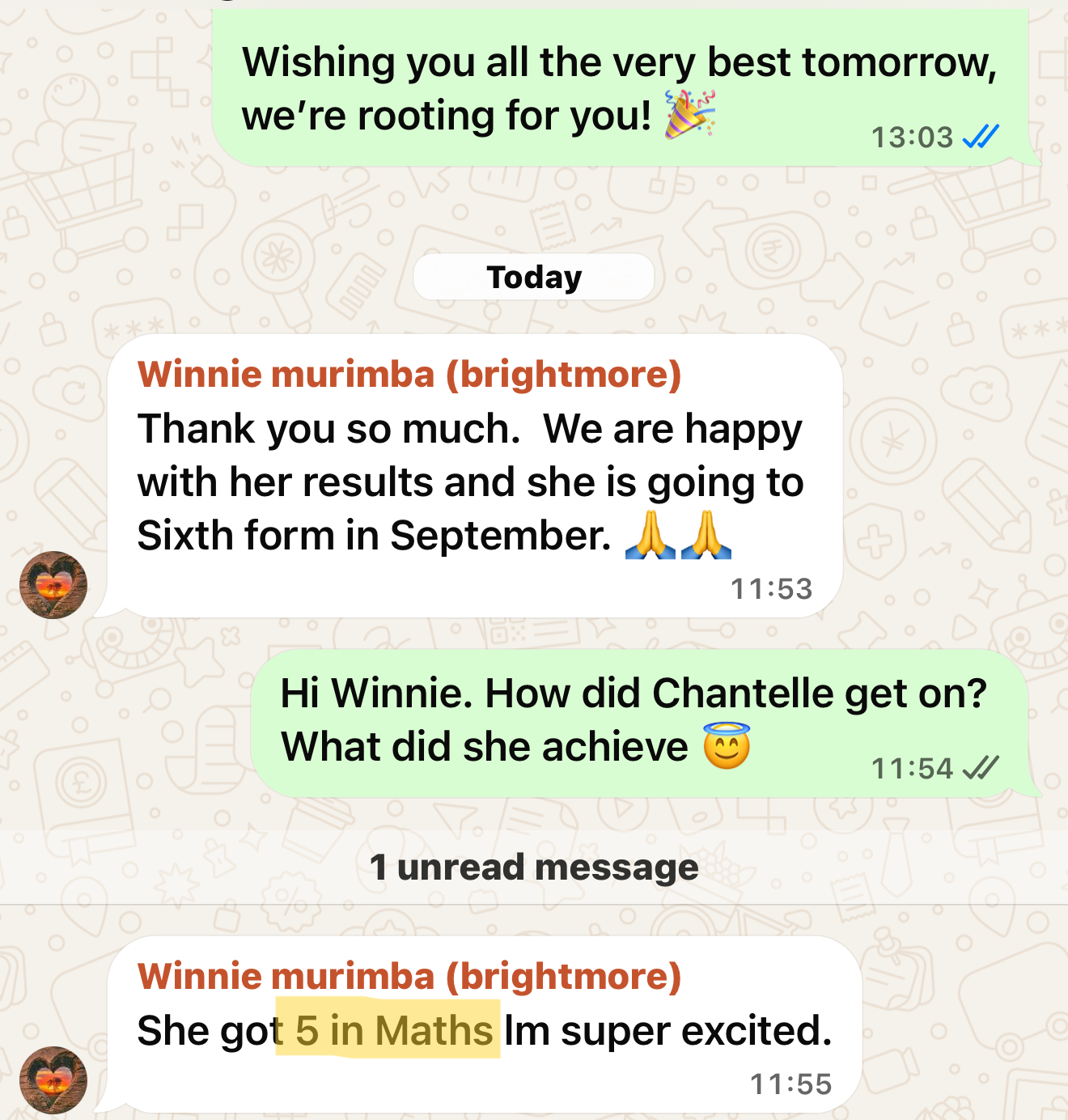 Brightmore written testimonial