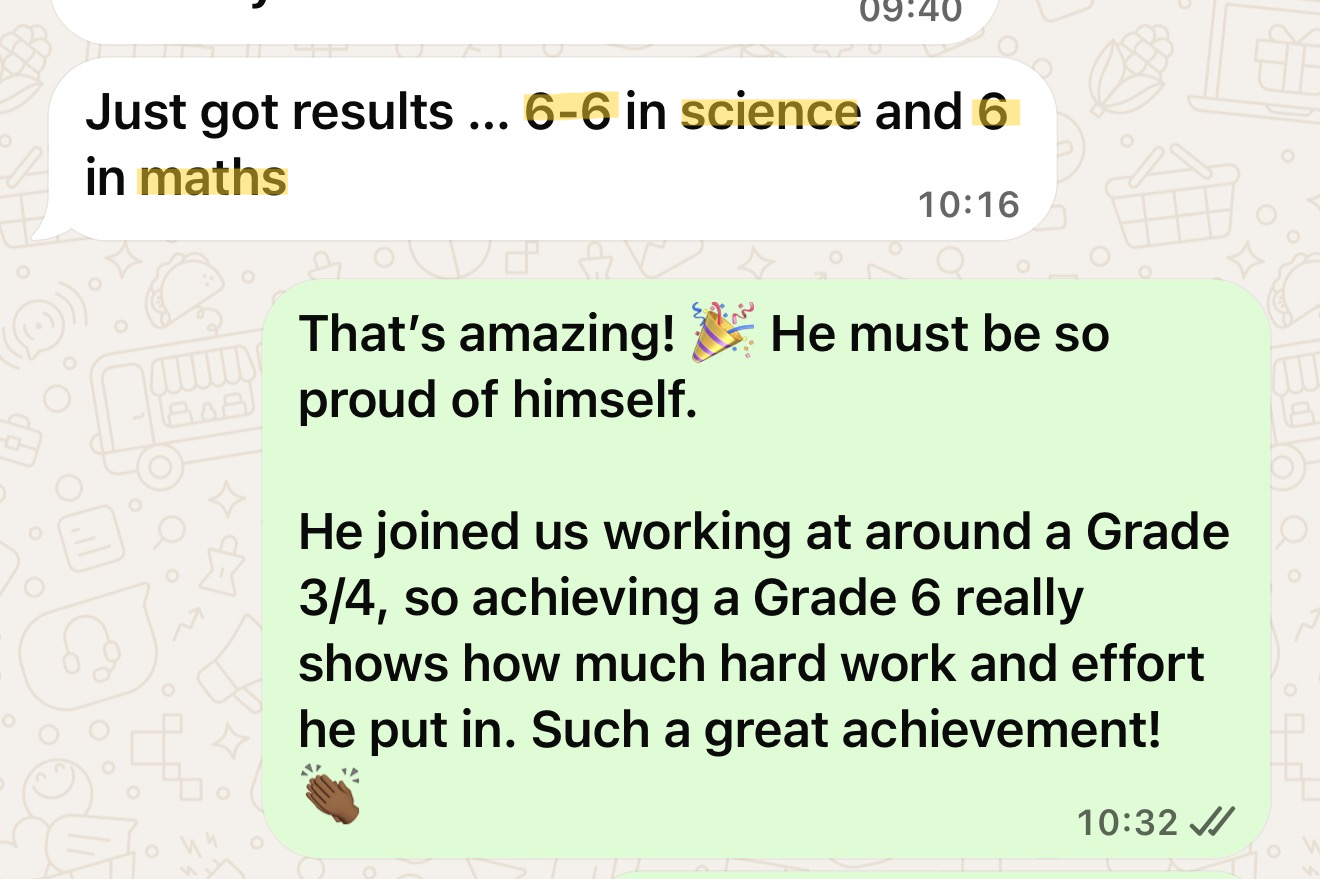 Brightmore written testimonial