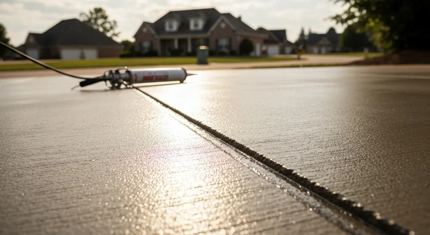 Crack filling and sealing