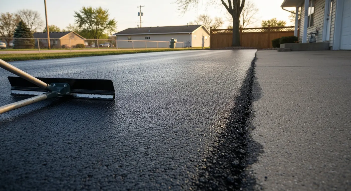 Asphalt seal coating