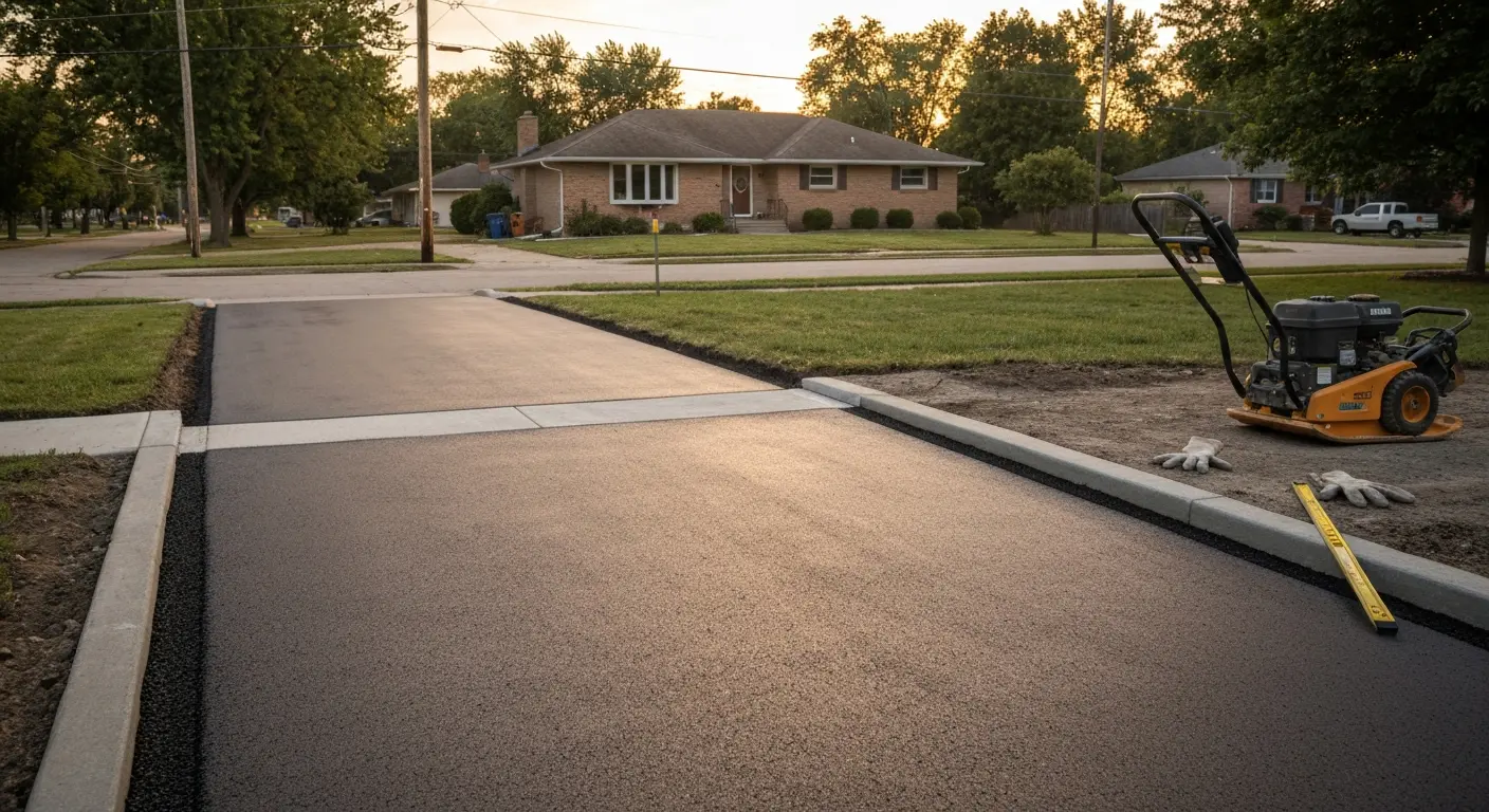 Old driveway removal and replacement
