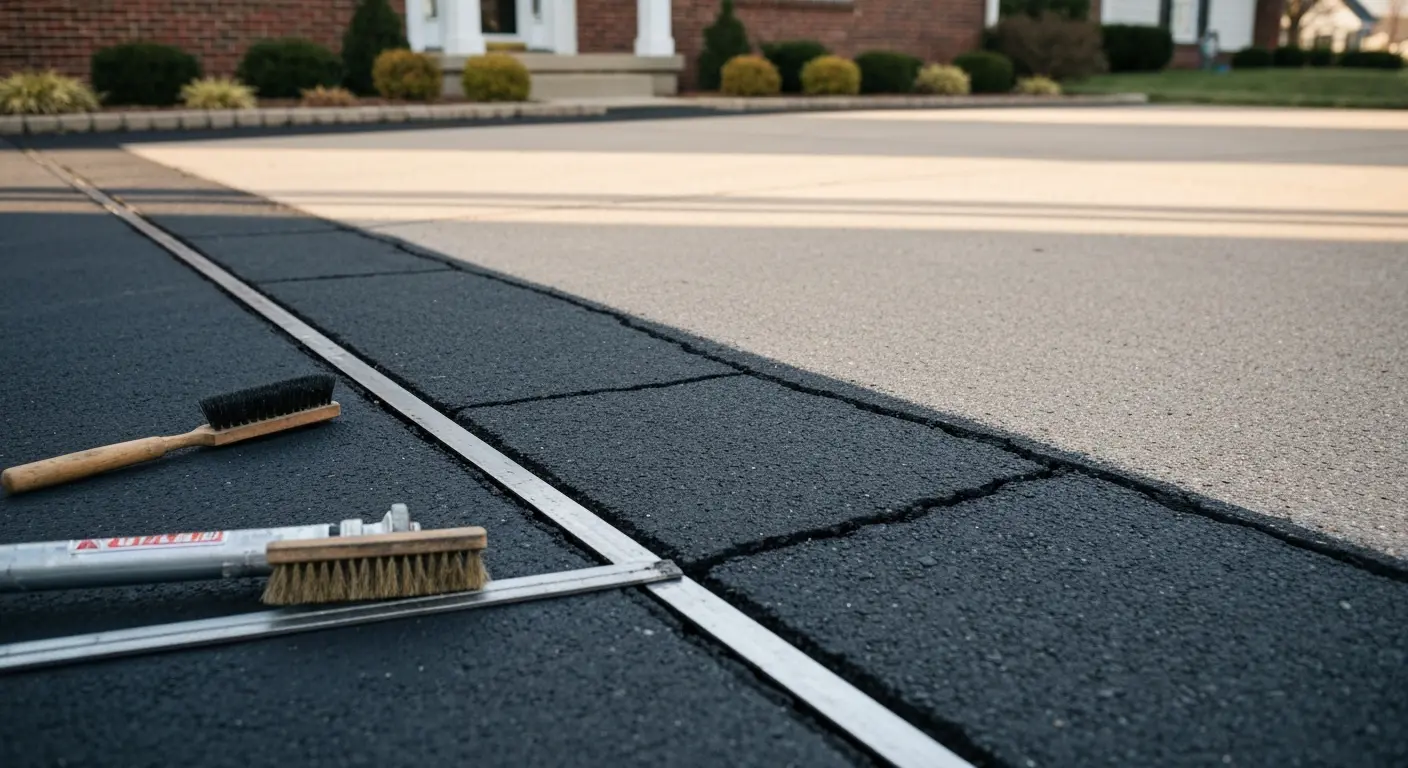 Pavement crack repair and sealing