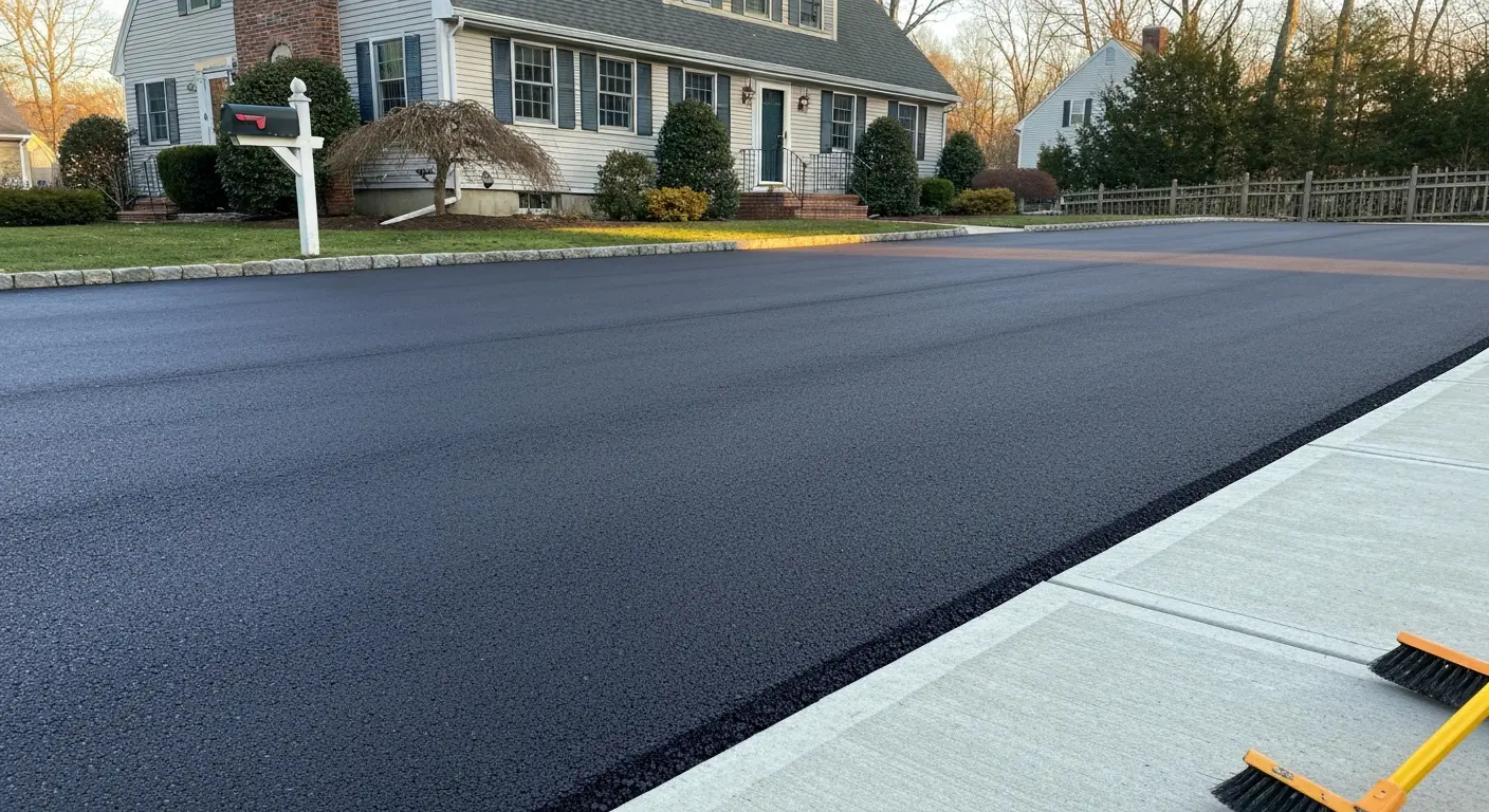 Residential driveway paving in Bishops Corner