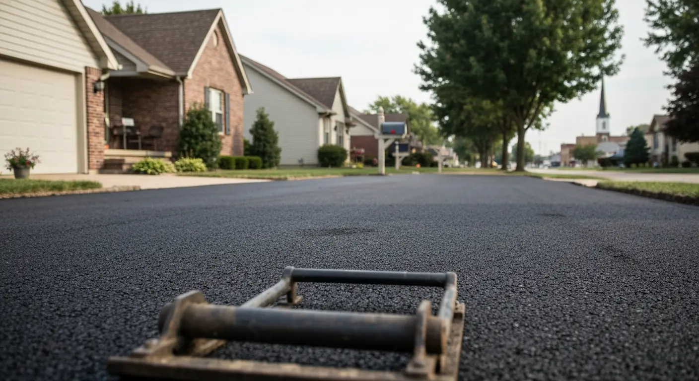 Driveway millings installation