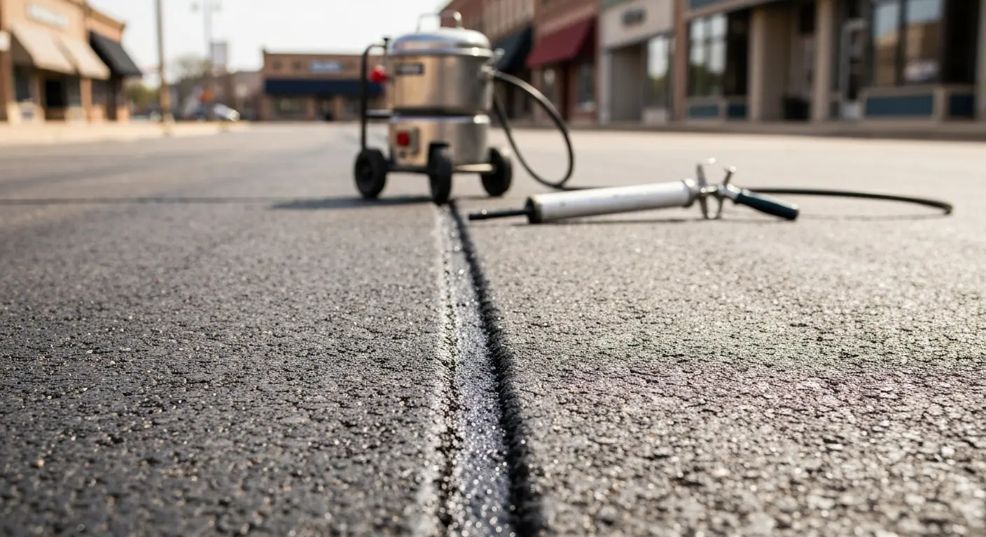 Crack filling service