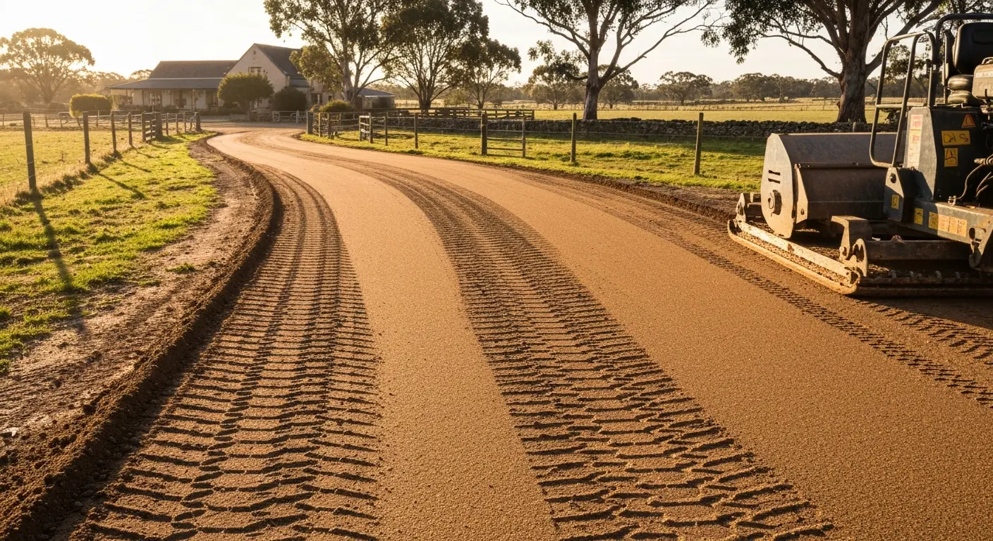 Millings delivery and spreading