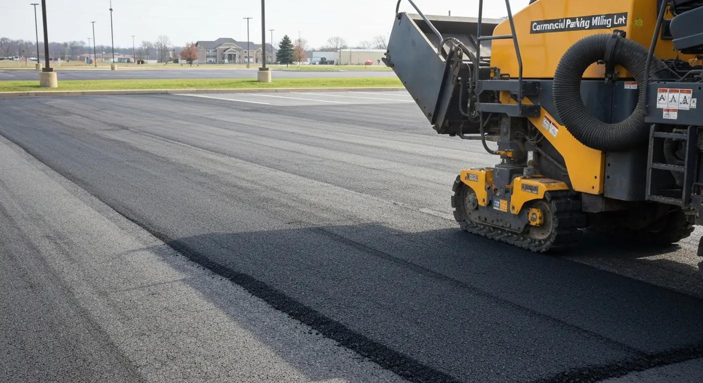 Parking lot milling project