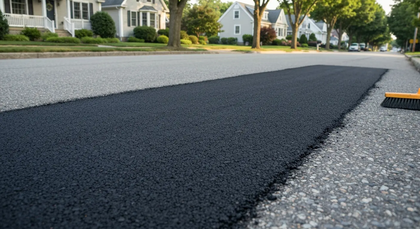 Asphalt repair and patching work