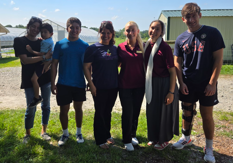 Coach Becca, Nurse Becca, and Veggie Campers