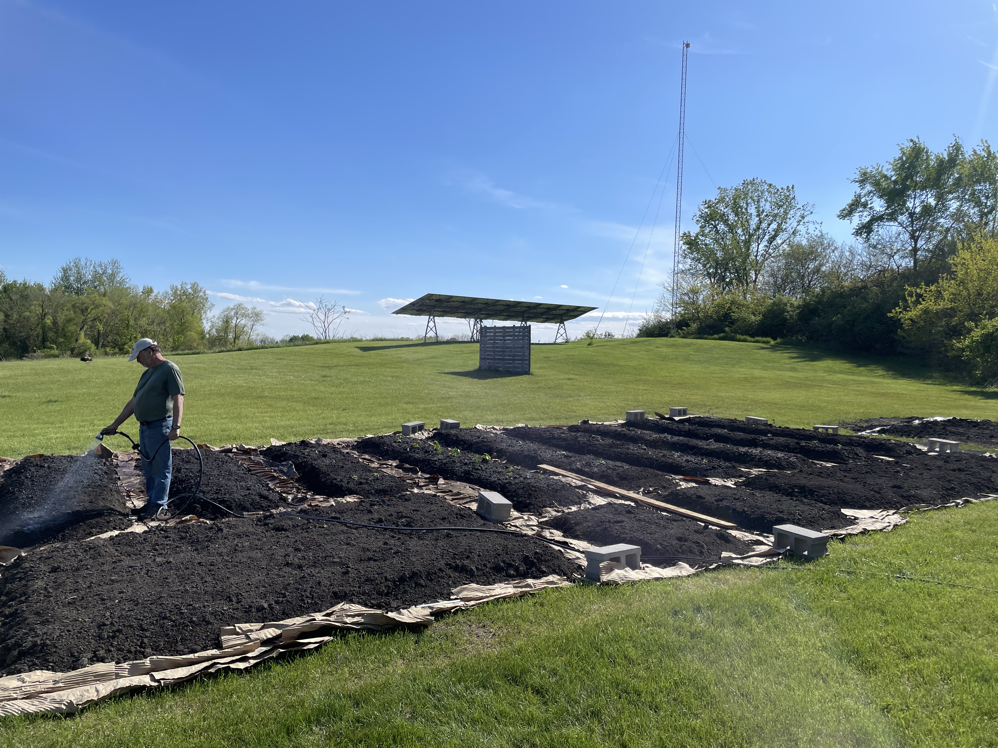 No Till Garden Almost Complete