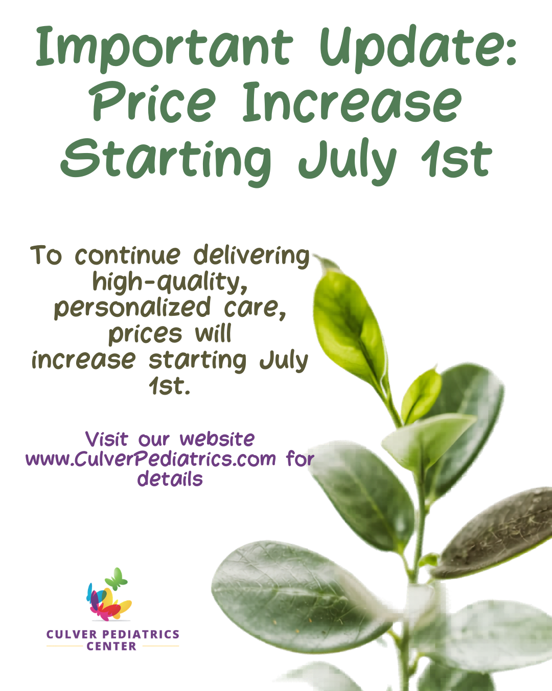 Price Increase