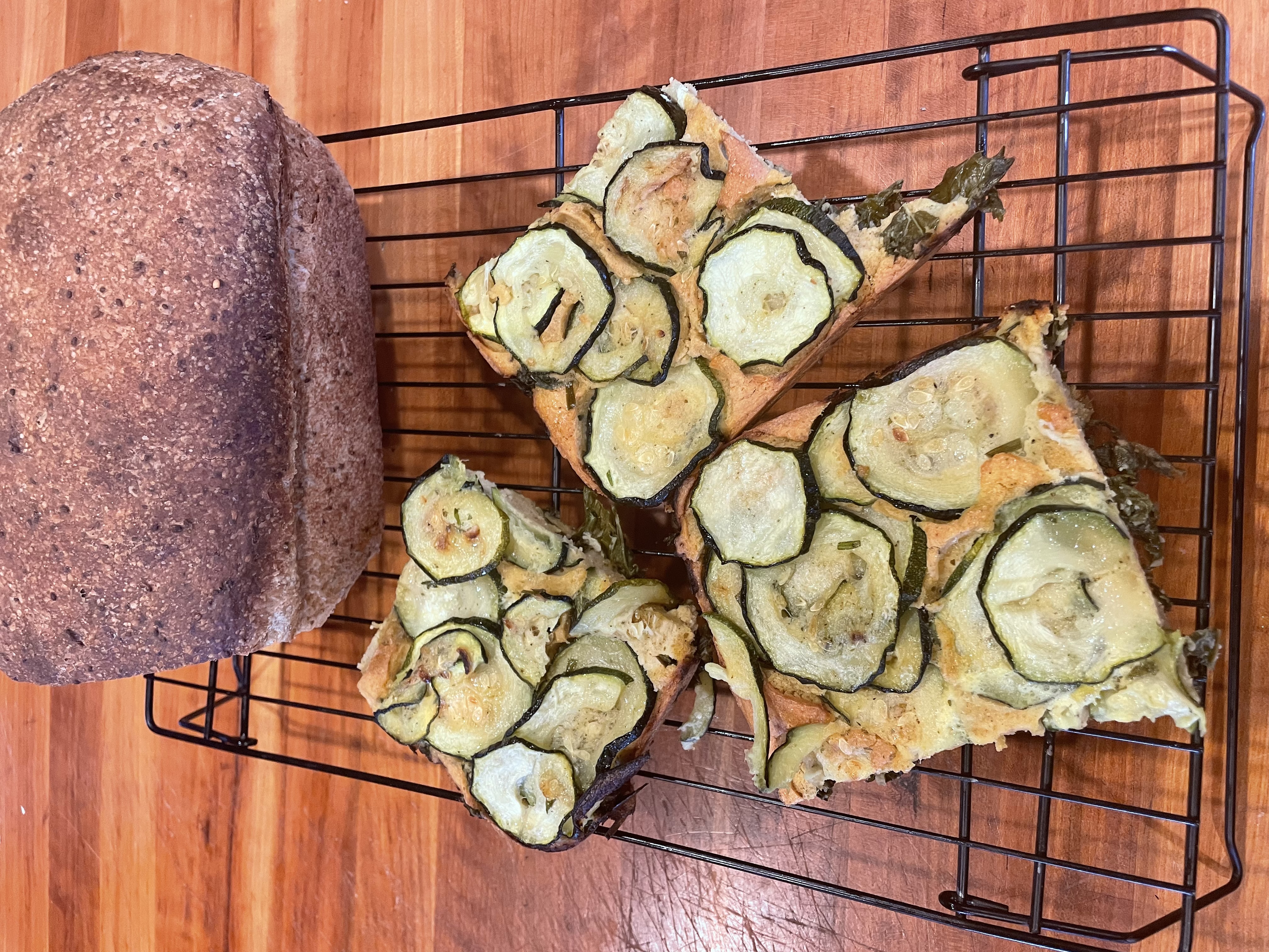 Vegan Zucchini and Kale Frittata Vegan Zucchini and Kale Frittata