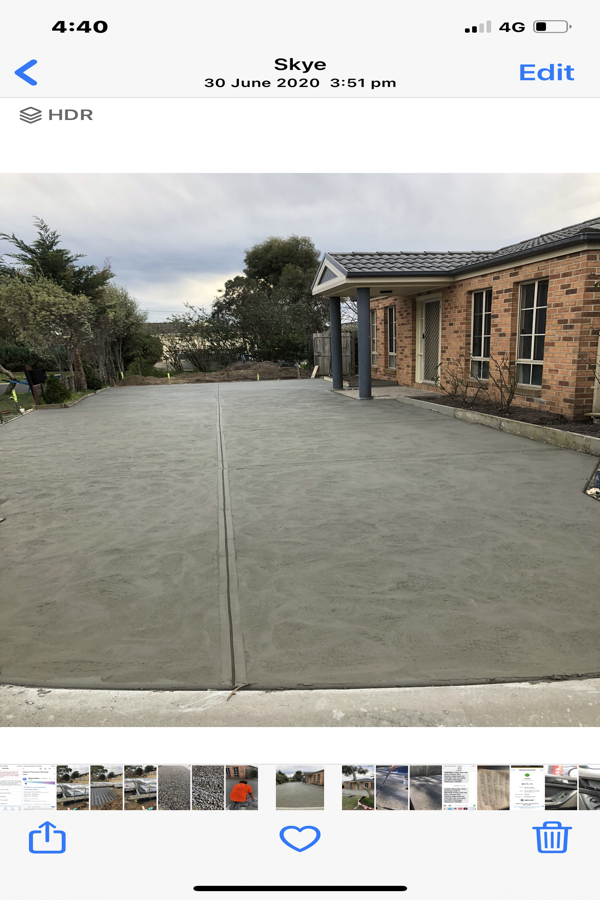 Driveway project
