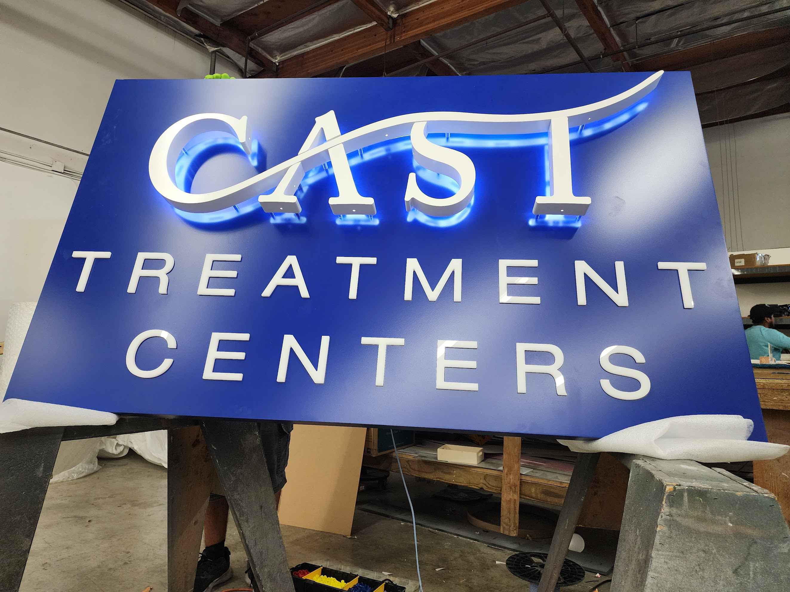 Retail Back-lit Dimensional Letters
