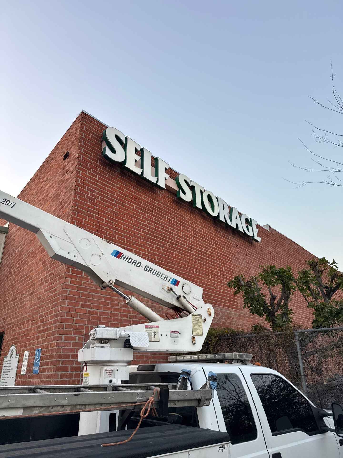Outdoor Channel Letters Installation