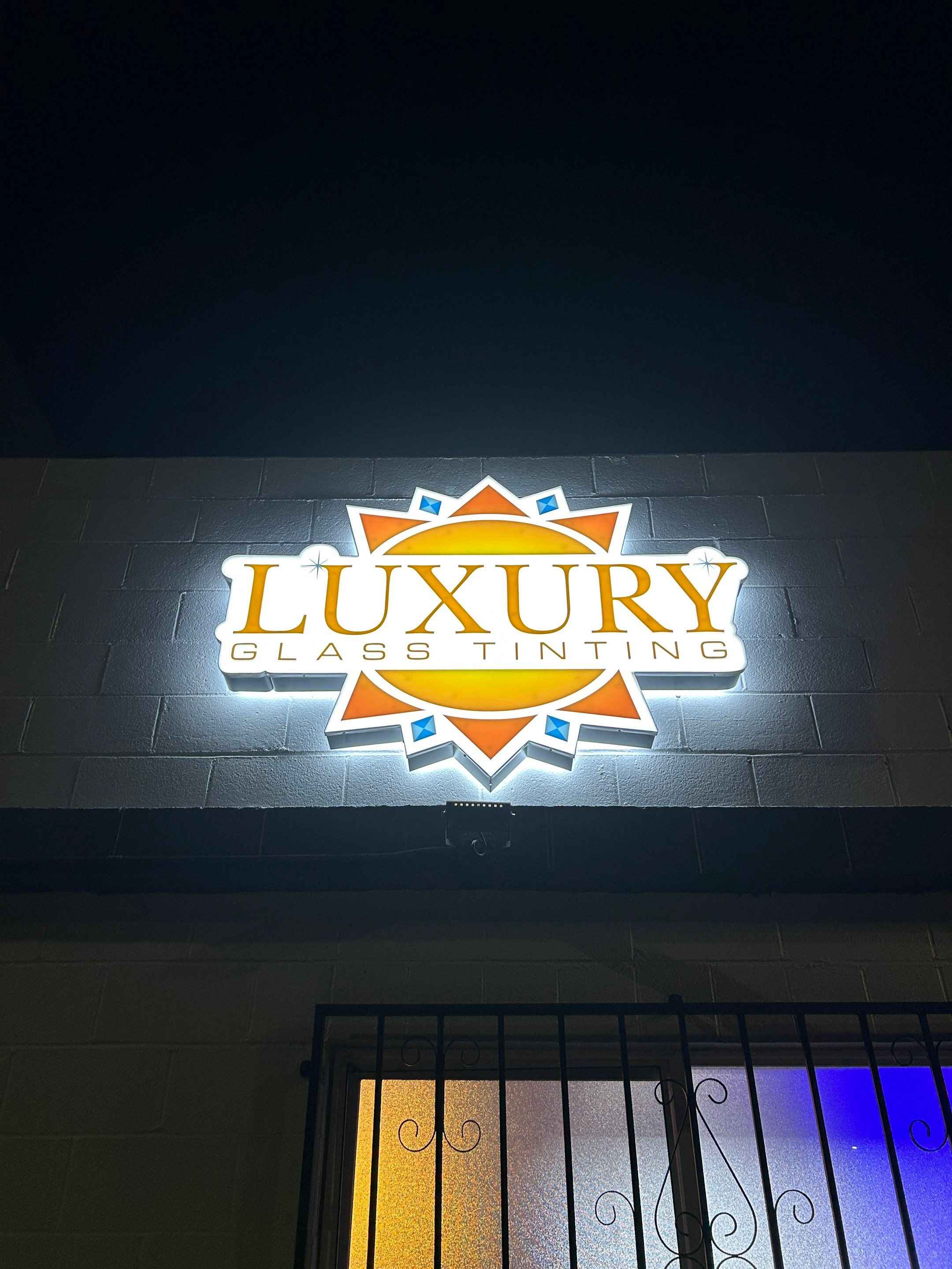 Illuminated Storefront Sign