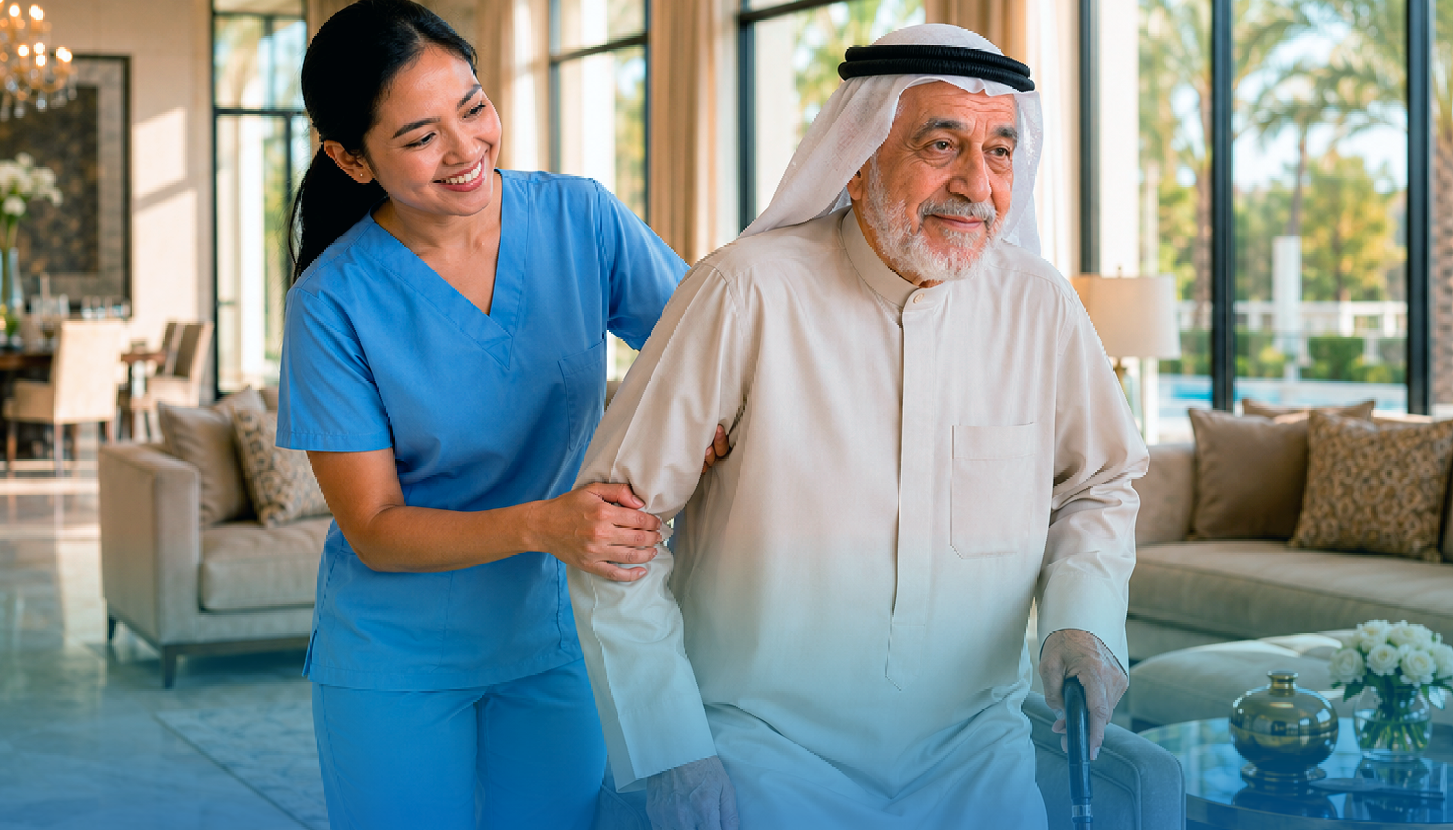 رعاية كبار السن - 12 ساعة