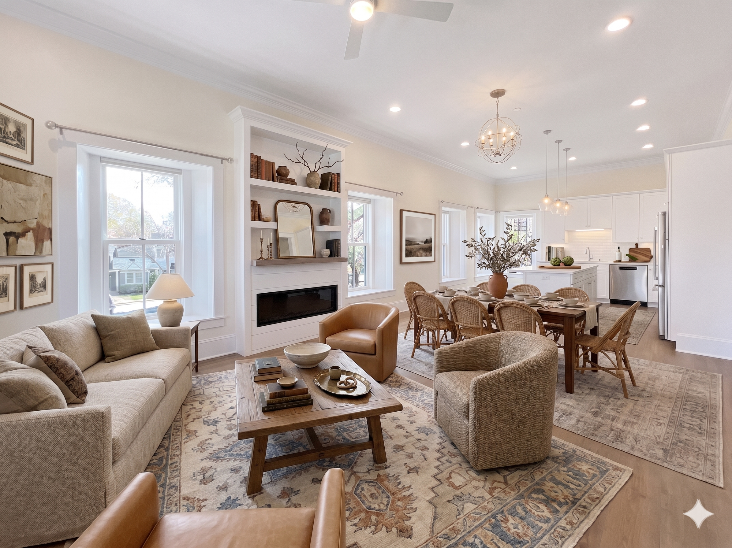 Room staged