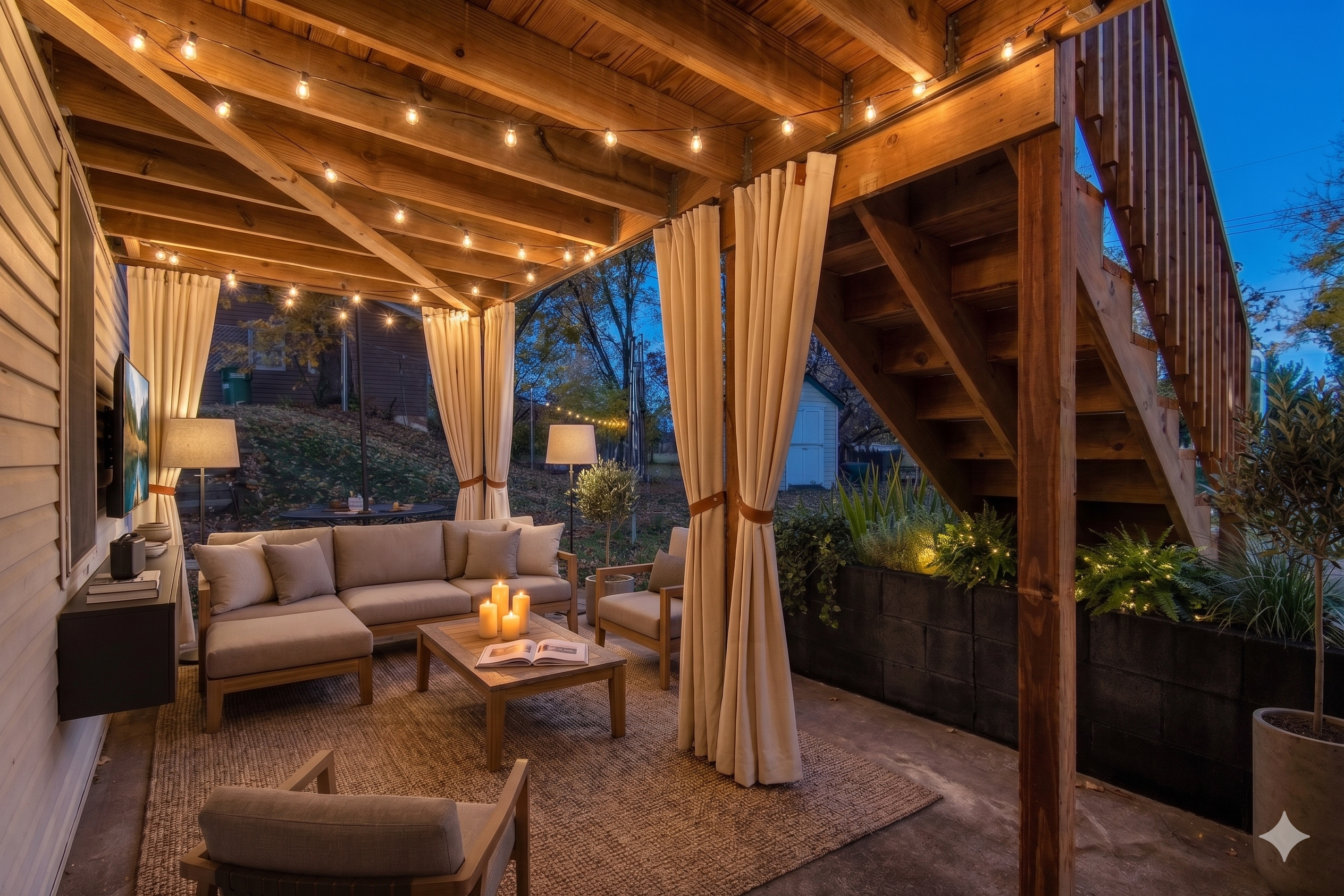 Patio evening