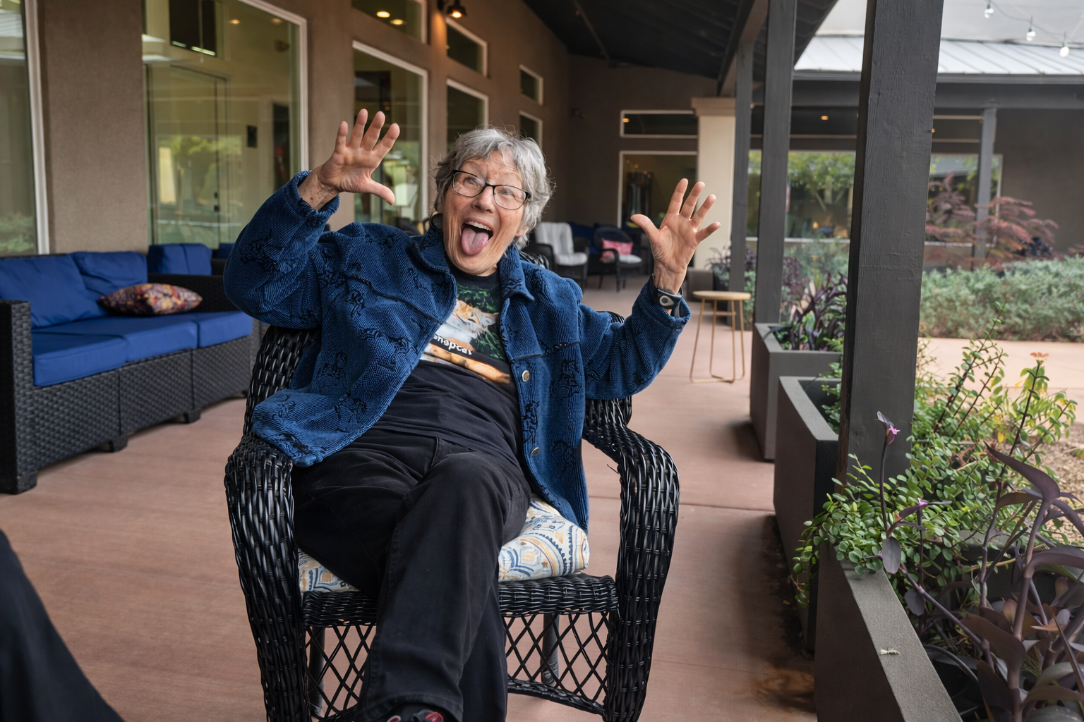 Resident at Tucson Assisted Living Retreat