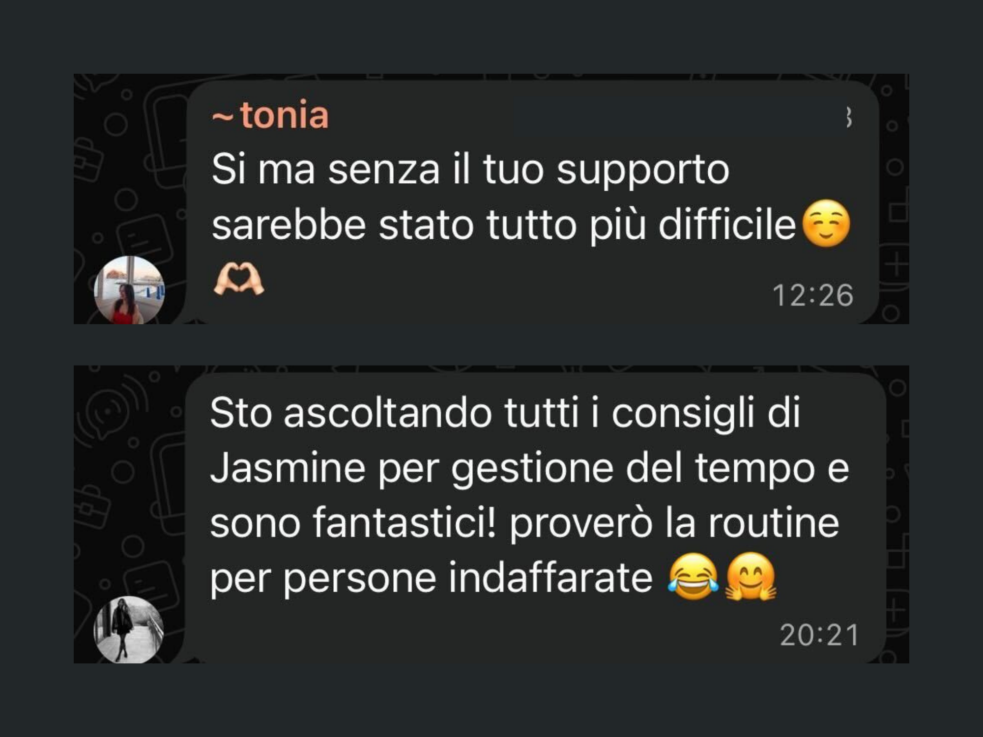 Feedback studente LangUnity su WhatsApp 7