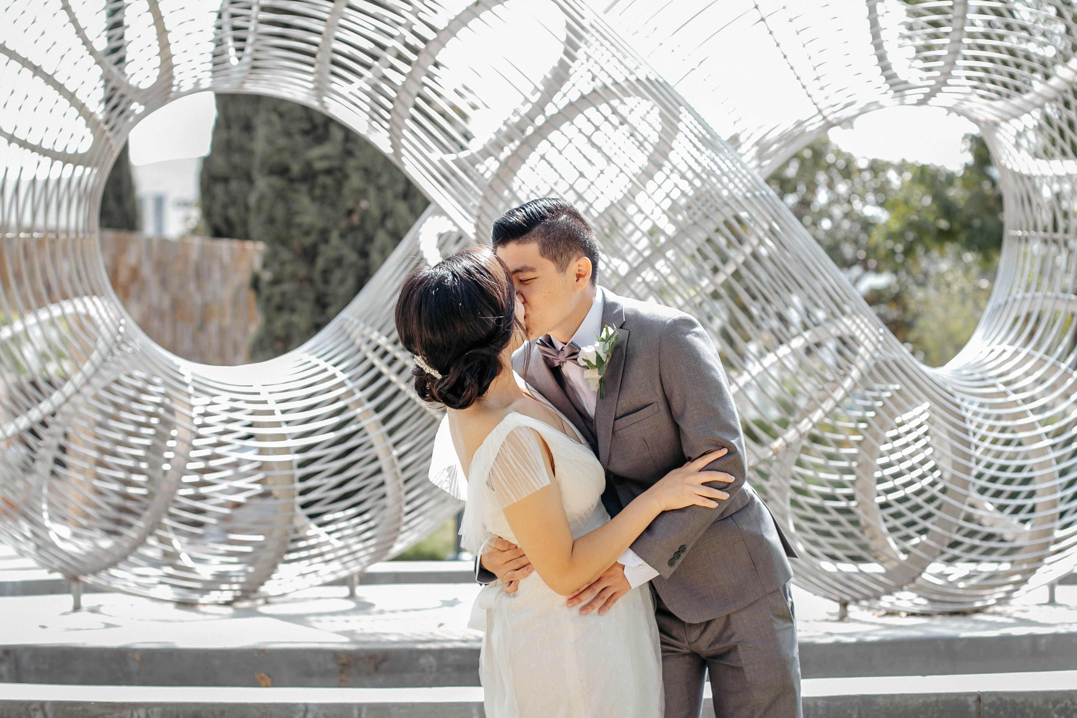 Bridal portrait with Sedona red rocks