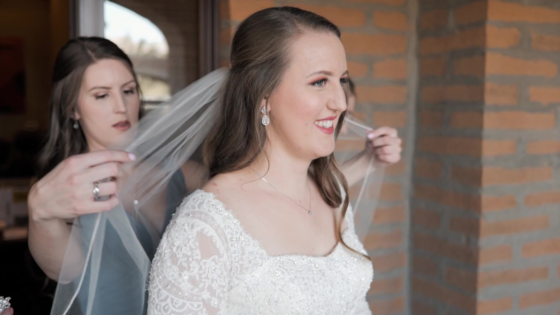 Sunrise desert elopement ceremony