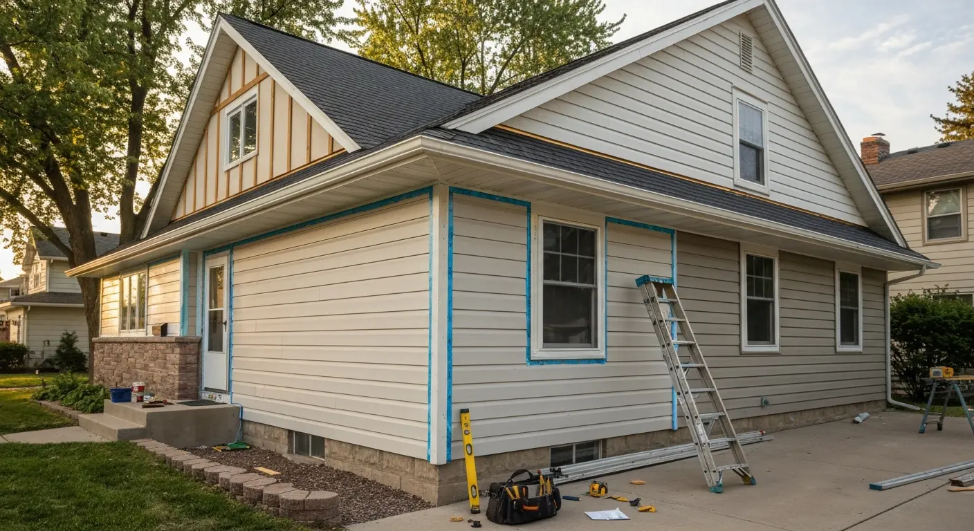 Siding replacement and roofing