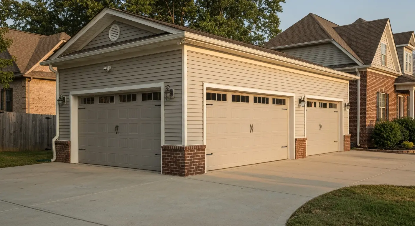 Attached garage project