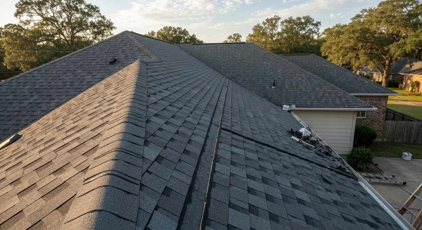 New construction roofing project