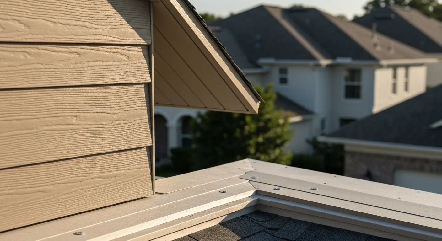 Siding replacement on Brentwood home