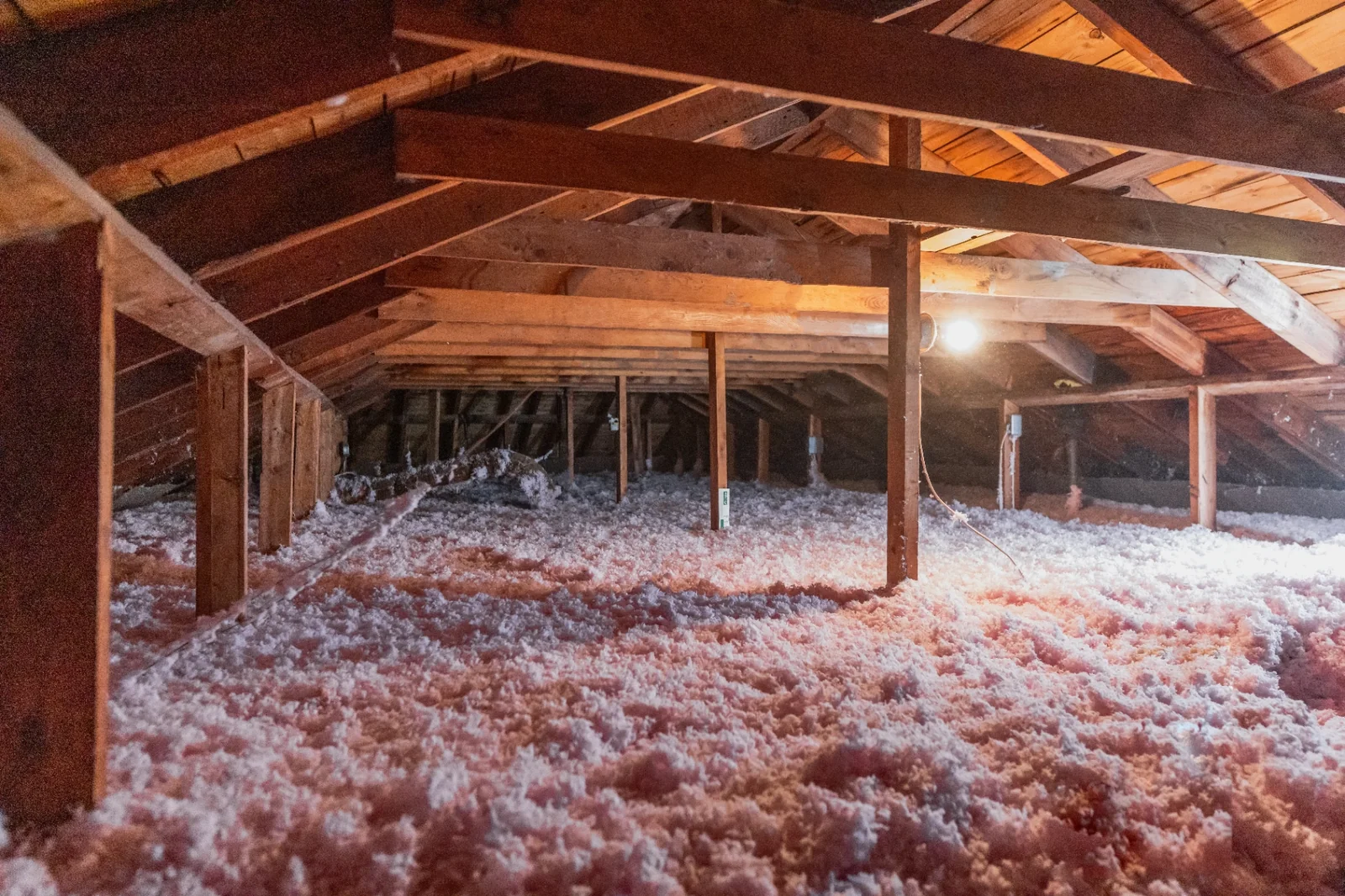 Grenier après isolation