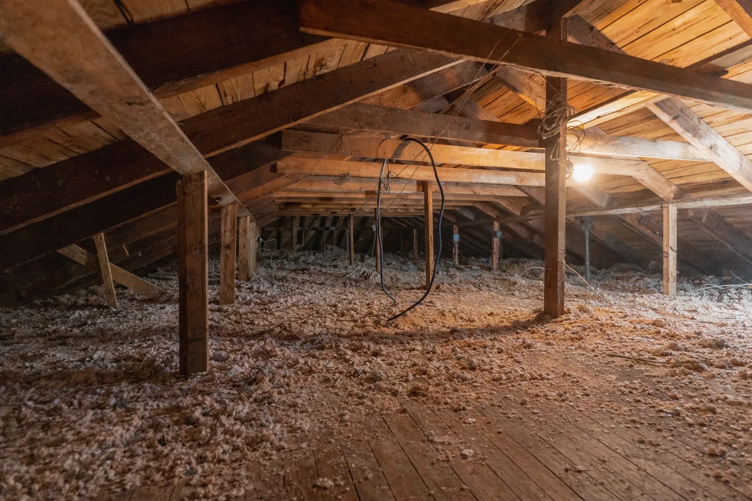 Grenier avant isolation