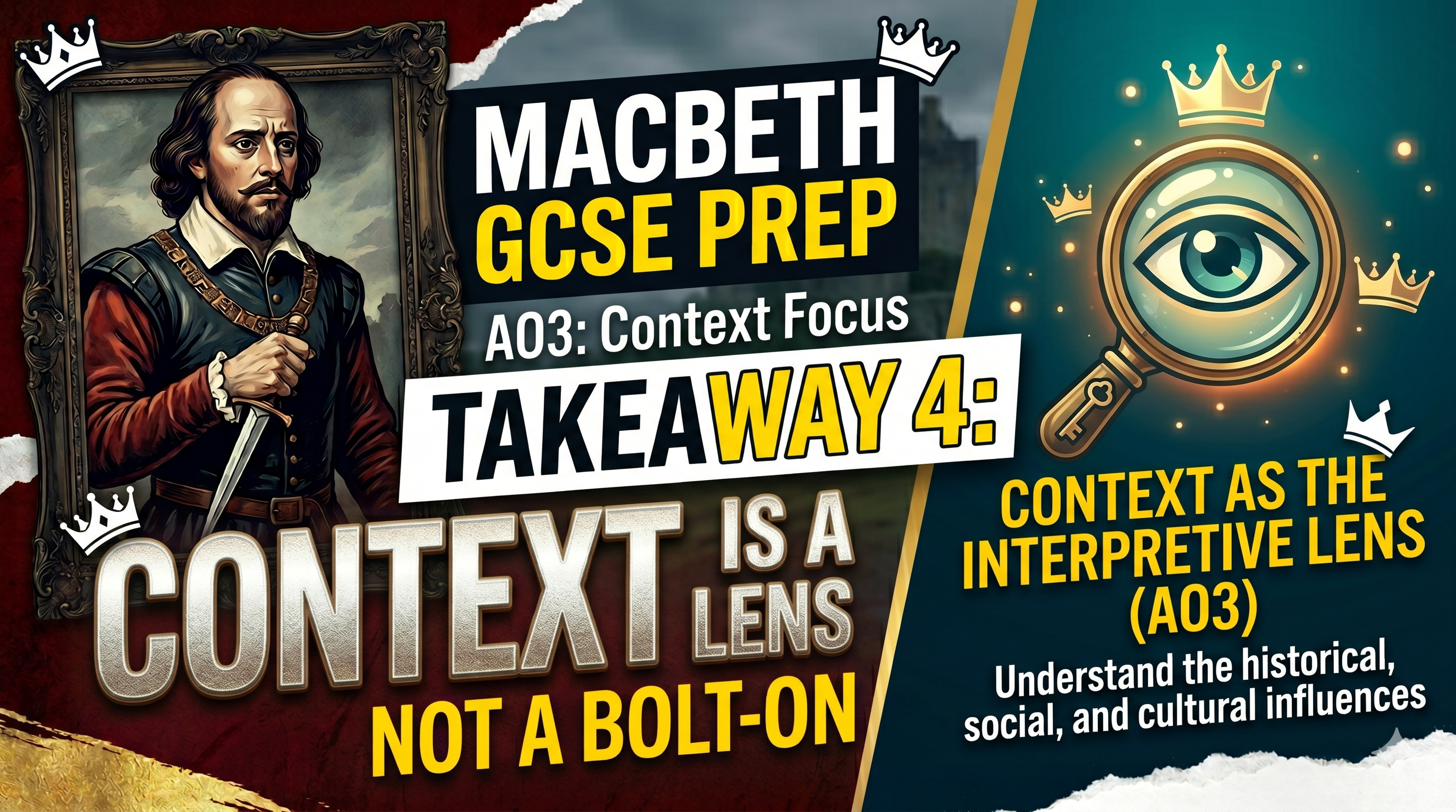 Image of Macbeth GCSE AQA Takeaway 4 - AO3 Image of Macbeth GCSE AQA Takeaway 4 - AO3