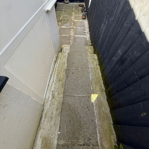 Before Patio Washing Crediton