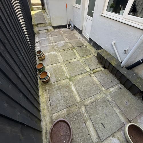 Before Pressure Washing Crediton
