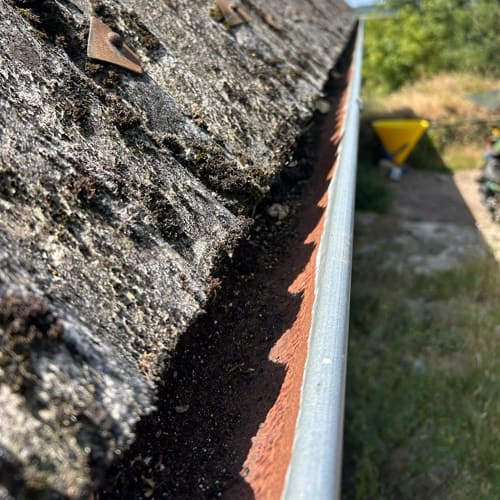 Before Gutter Installation Crediton