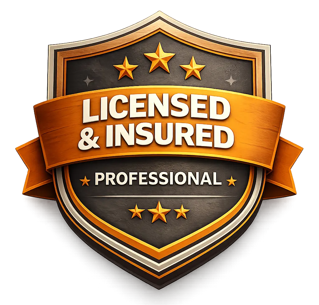 Fully Licensed & Insured logo