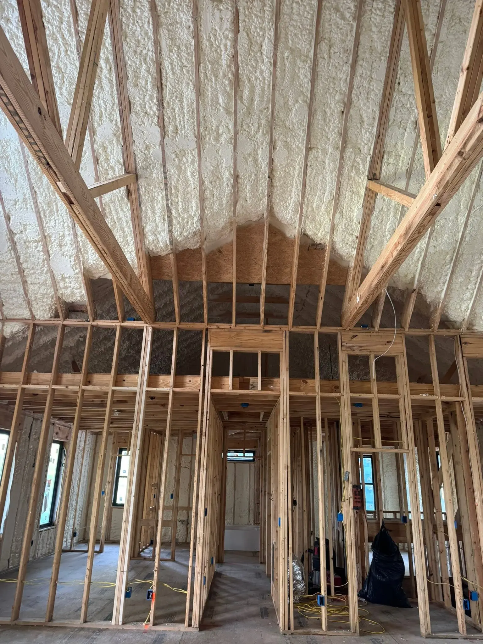 Open Cell Spray Foam Seamless Coverage